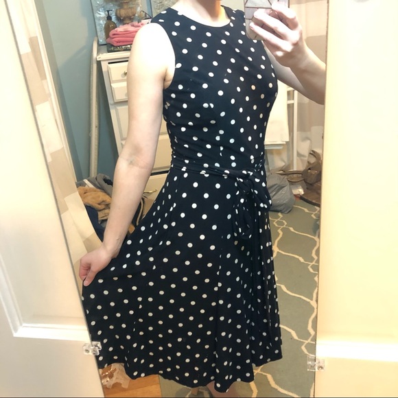 Flowy Polka Dot Dress - Picture 4 of 11